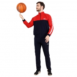 Men's Blue-Red Tracksuits